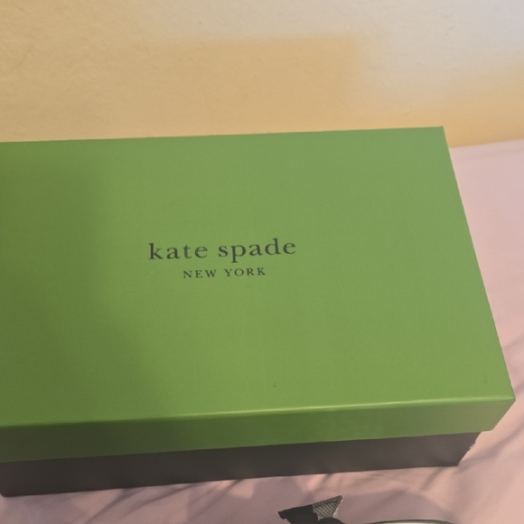 Kate Spade Silver and Black Loafers - Picture 6 of 9